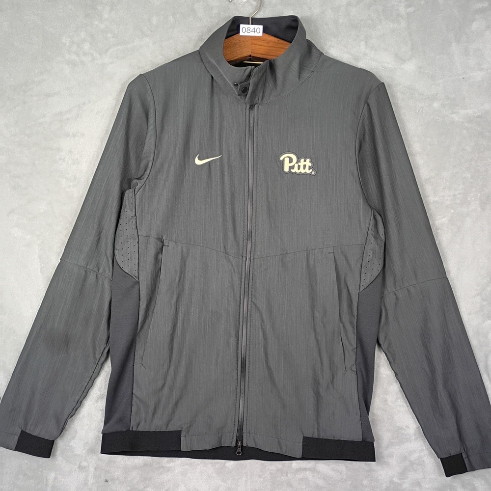 Nike Jacket Mens S / Women's L Gray Pitt Panthers Full Zip Training Athletic